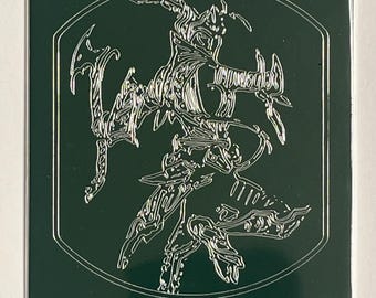 Aluminum Elf Warrior Token (2.5x3.5)