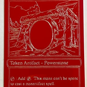 mtg powerstone token cards Stainless Steel This mana cant be spent to cast a nonartifact spell.) Powerstone Token | Dominaria United