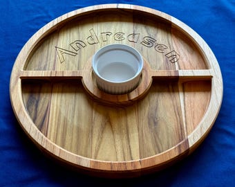 Personalized Pokeball Tray (16", Food Safe)