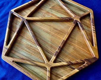 Personalized D20 Tray (15", Food Safe)
