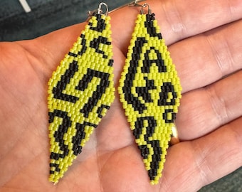 Lando Norris Helmet Inspired Earrings | Formula 1 (F1) McLaren