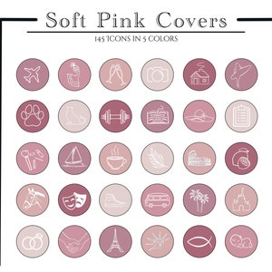 700+ couvertures Instagram Highlight Covers, rose dessiné à la main, esthétique minimaliste, influenceur des médias sociaux, IG Story, beauté de voyage Instagram, mariage