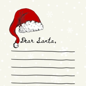 Carta de Papá Noel imprimible