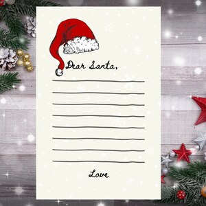 Printable Santa Letter - Etsy