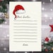 Printable Santa Letter - Etsy