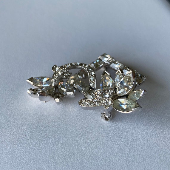 EISENBERG Rhinestone Pin, Vintage 1950s, Estate J… - image 9