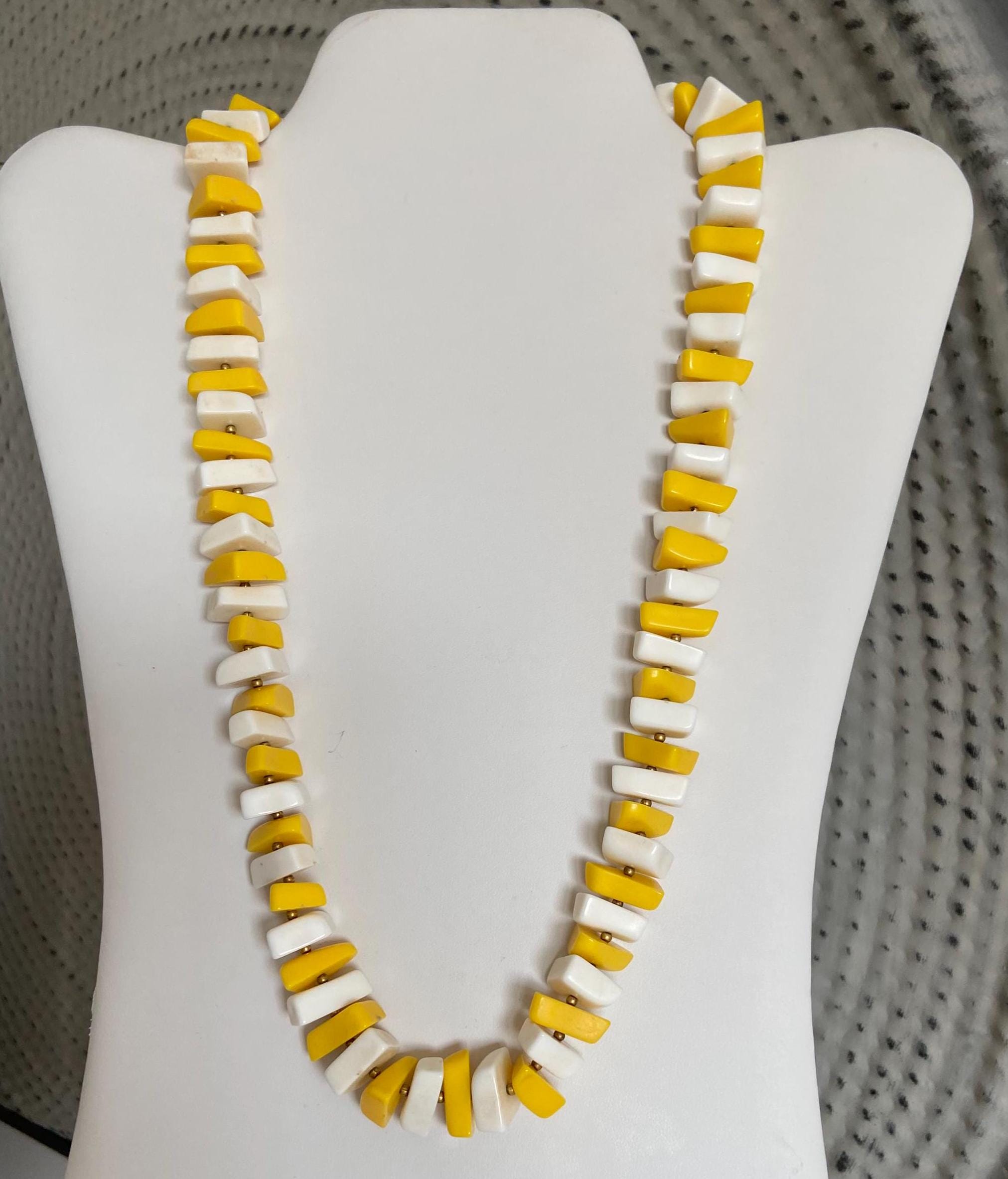 1930s Necklace | Sparkly Clear Glass Crystals Chain