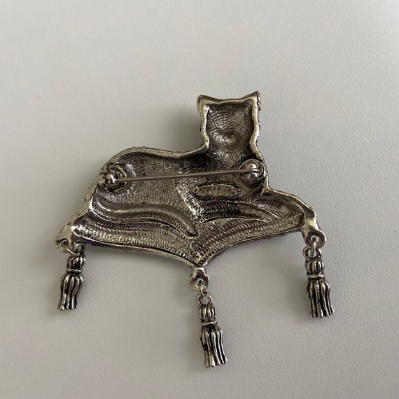 Avon Cat Pin, "The Regal Cat" Brooch/Pin, Marcasi… - image 8