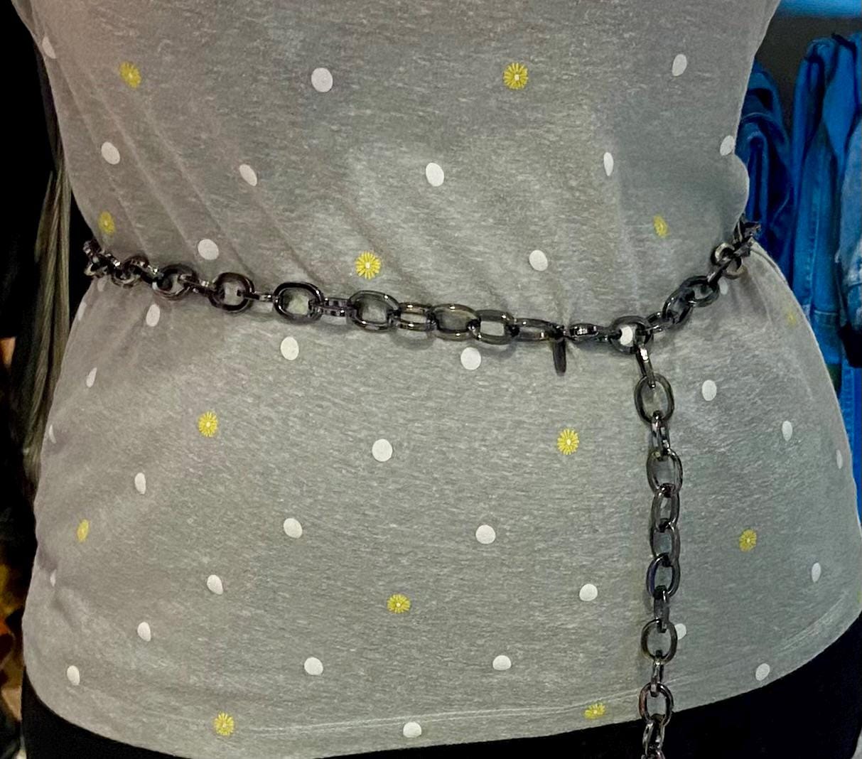 Vintage Twiggy For Neiman Marcus Marked Large Smoky Rhinestone Belt 30\
