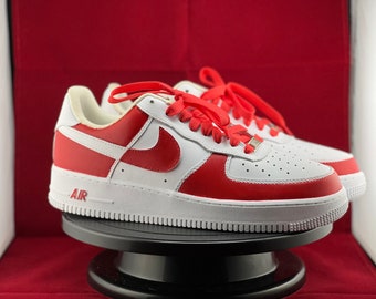 air force 1 off white red