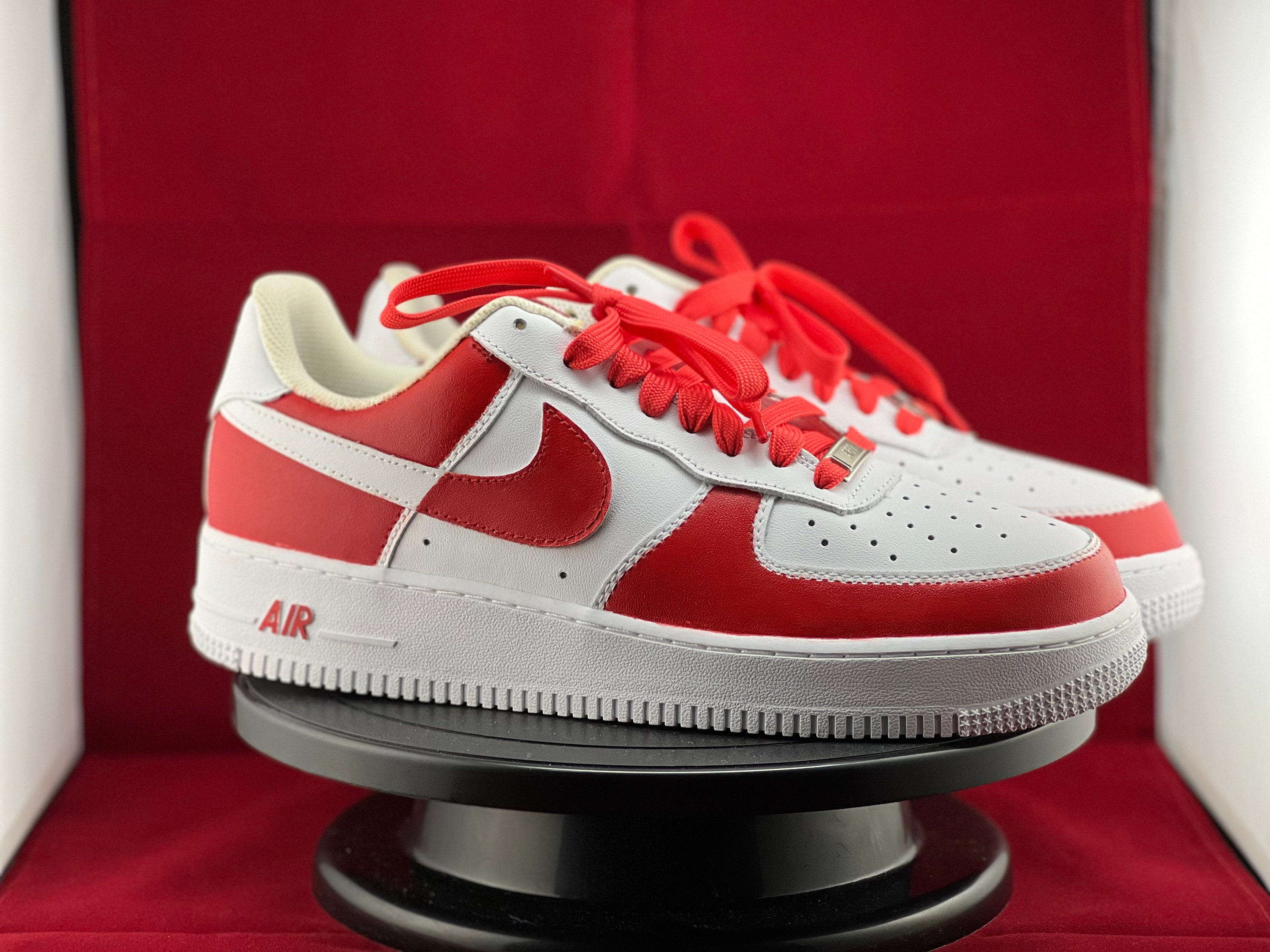 red bottom air force 1s