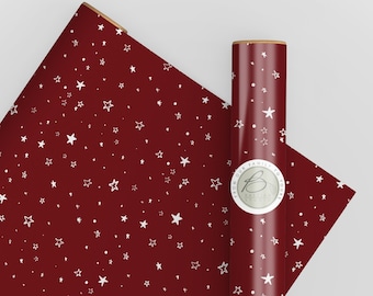 Christmas Wrapping Paper, Merry Christmas, Eco Friendly, 100% Recyclable, Gift Wrapping Paper, Luxury Christmas Gift Wrap, Rolls