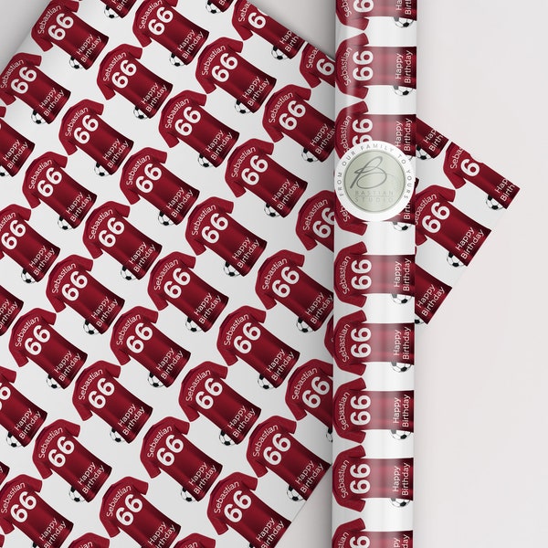 Liverpool Birthday Wrapping Paper Etsy UK