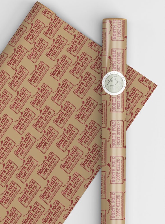 Christmas Eco Friendly Wrapping Paper, 100% Recycled & Recyclable