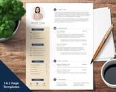 Resume Template Word, Professional CV, 2 Page Resume, Executive Resume Template, ATS Resume, Executive Resume, Resume, Professional Resume