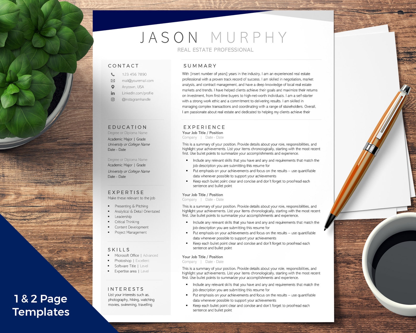 15 Creative Resume Templates and - Il 1588xN.4846506431 Kv7w 