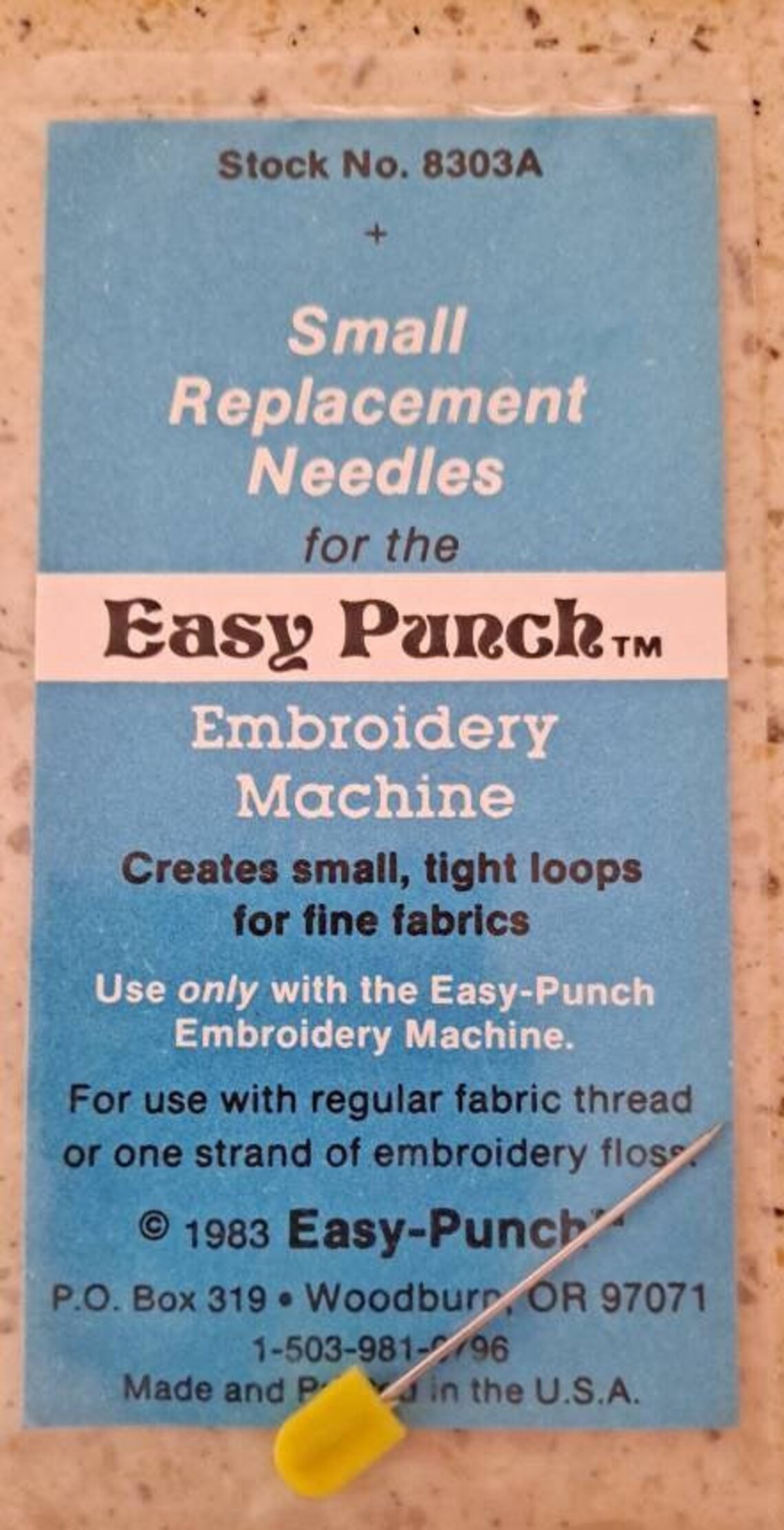 Easy Punch Embroidery Machine Replacement Needles, NOS Etsy