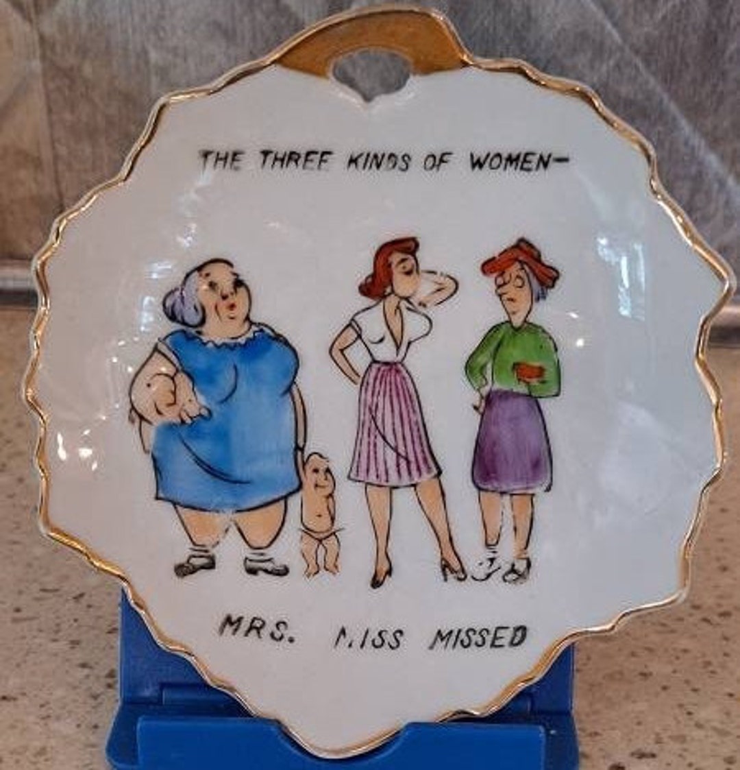 Kitschy Little Trinket Jewelry Candy Dish Collectible Etsy