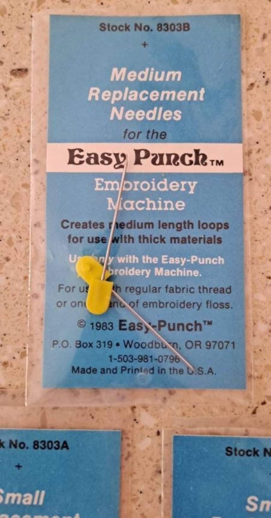 Easy Punch Embroidery Machine Replacement Needles, NOS Etsy