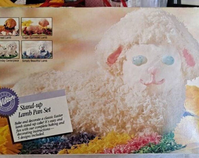 Wilton Vintage Stand up Lamb Pan Set 3D NIP Etsy