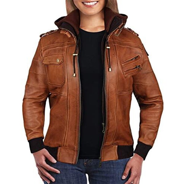 Women Leather Jacket - Etsy