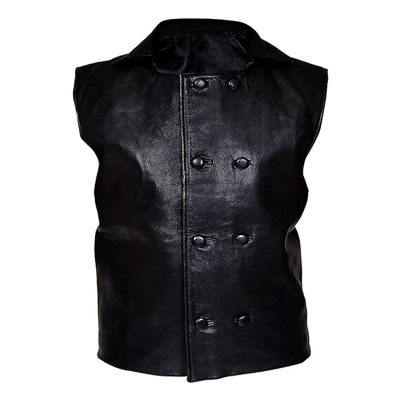 Spider Man Noir Vest Spider Man Jacket Vest Real Leather Jacket