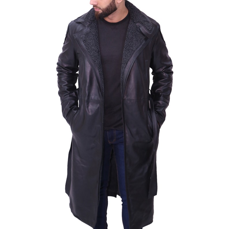 Ryan Gosling's Blade Runner 2049 Trench Coat Black - Etsy