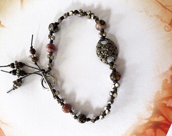 Knotted Gemstone Bracelet