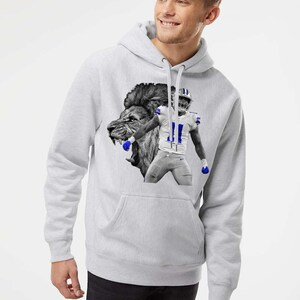 Micah Parsons LION Dallas Cowboys Super Heavyweight Hoodies and Crewnecks (Independent Trading Co.)