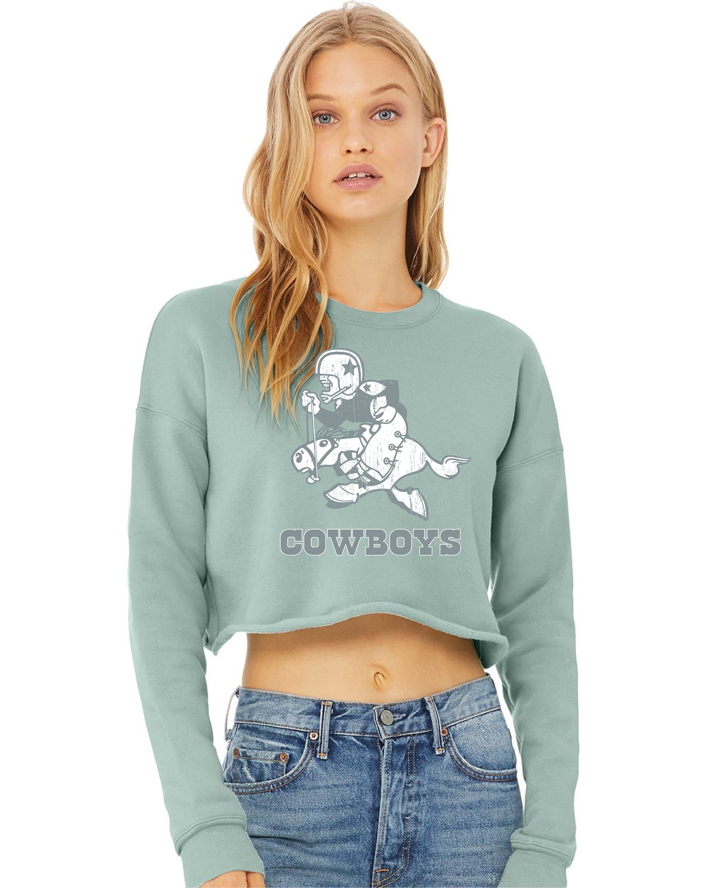 Dallas Cowboys® Milky Silk™ Crop Tee ✭