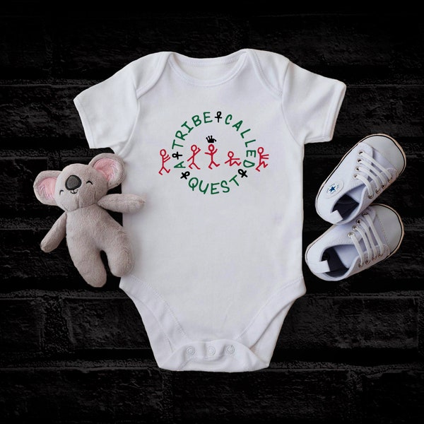 A Tribe Called Quest Hip Hop Rapper Baby Onesie Toddler T-Shirt