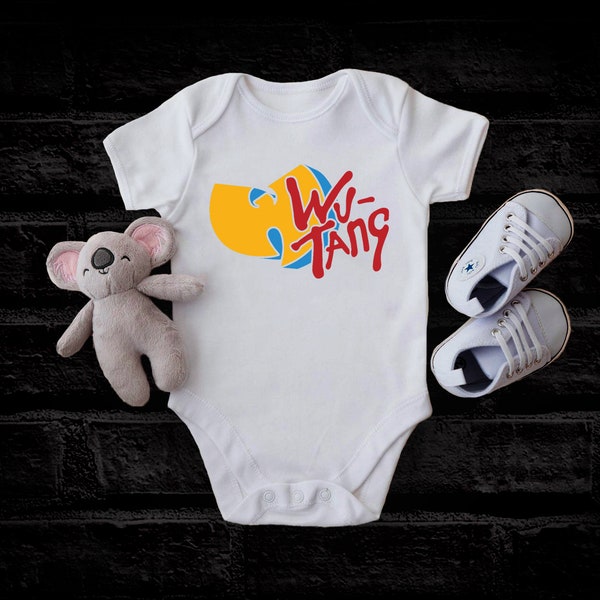 Wu-Tang Clan pour les enfants rappeur hip hop grenouillère bébé T-shirt pour tout-petit