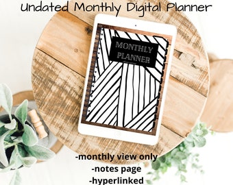 Seasonal Monthly Planner