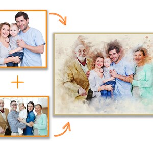 Add Deceased Loved One To Picture, Add Person To Photo, Personalized Memorial Gift