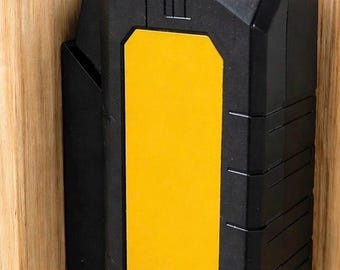 Soporte para batería DeWalt de 20 V (paquete de 3) con tornillos / Organizador de montaje vertical en pared / Soporte para batería de taladro impreso en 3D / Almacenamiento de herramientas para garaje