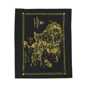 The Lord of The Rings Blanket, 50x60 Tree of Gondor Silky Touch Sherpa  Back Super Soft Throw Blanket