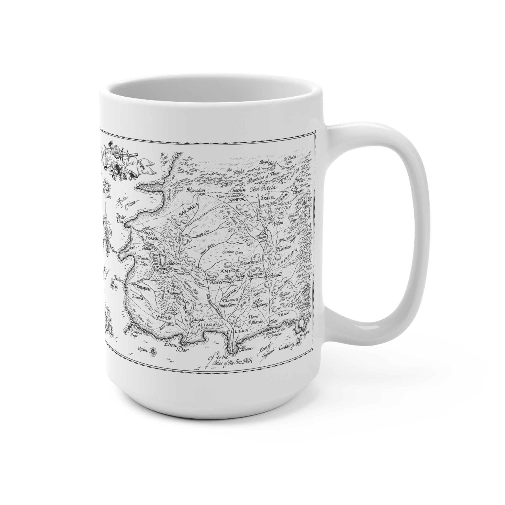 Wheel of Time Map Mug 15oz |wheel of Time Coffee Gift - Etsy UK