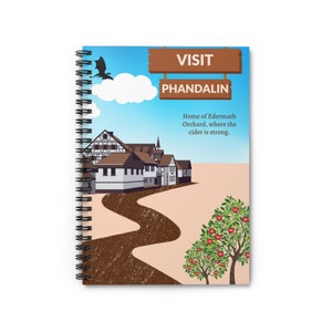 Lost Mine of Phandelver Spiral Notebook - Ruled Line / Phandalin / Dungeons and Dragons Journal