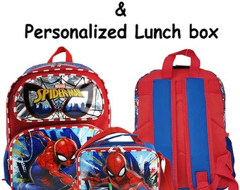personalised spiderman backpack
