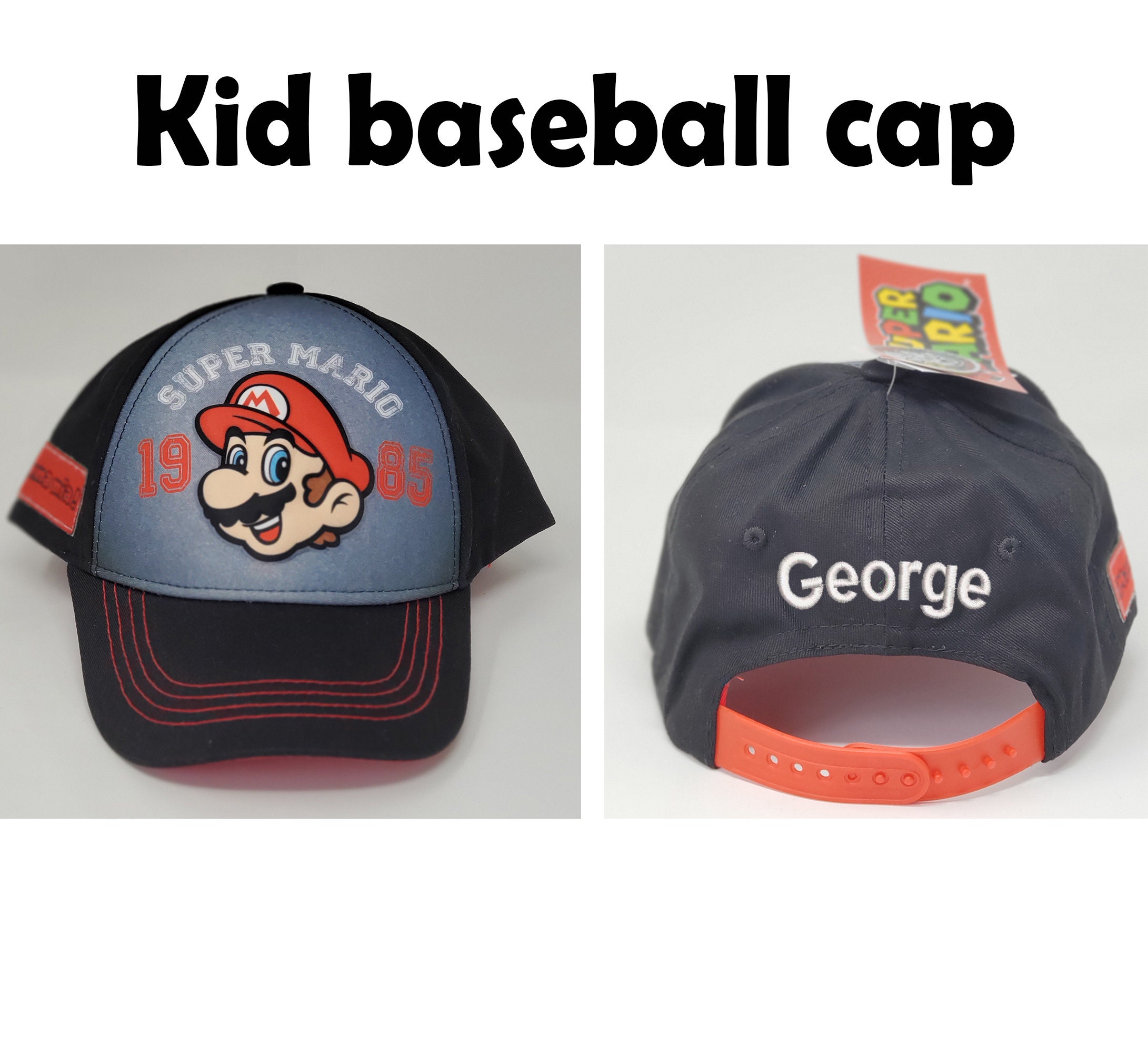Super Mario Baseball Cap Hat Youth Cap 