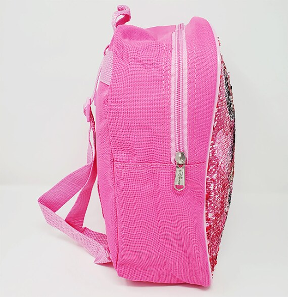 sequin backpack with name