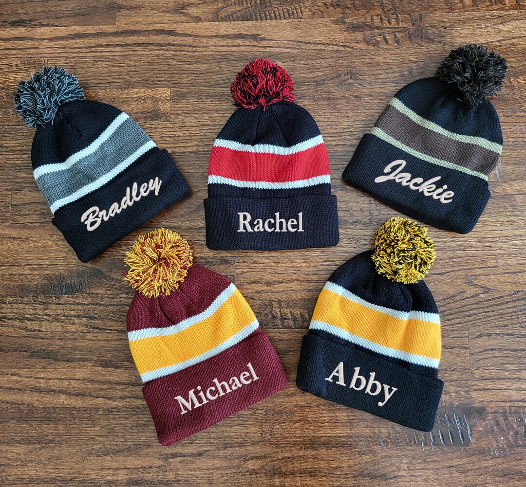 bonnet avec pompon changeable