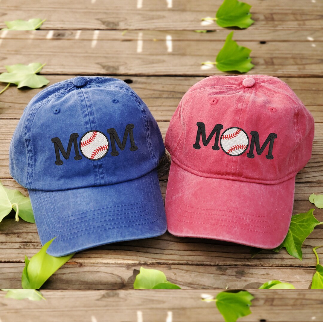 Baseball Mom Embroidered Dad Hat Baseball Mom Cap Custom Etsy