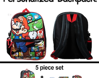 Super Mario Brothers 1-3 Year Old Preschool Bag Plush Backpack Kids Xmas Gifts Super Mario Brothers 1-3 Year Old Preschool Bag Plush Backpack Kids Xmas Gifts