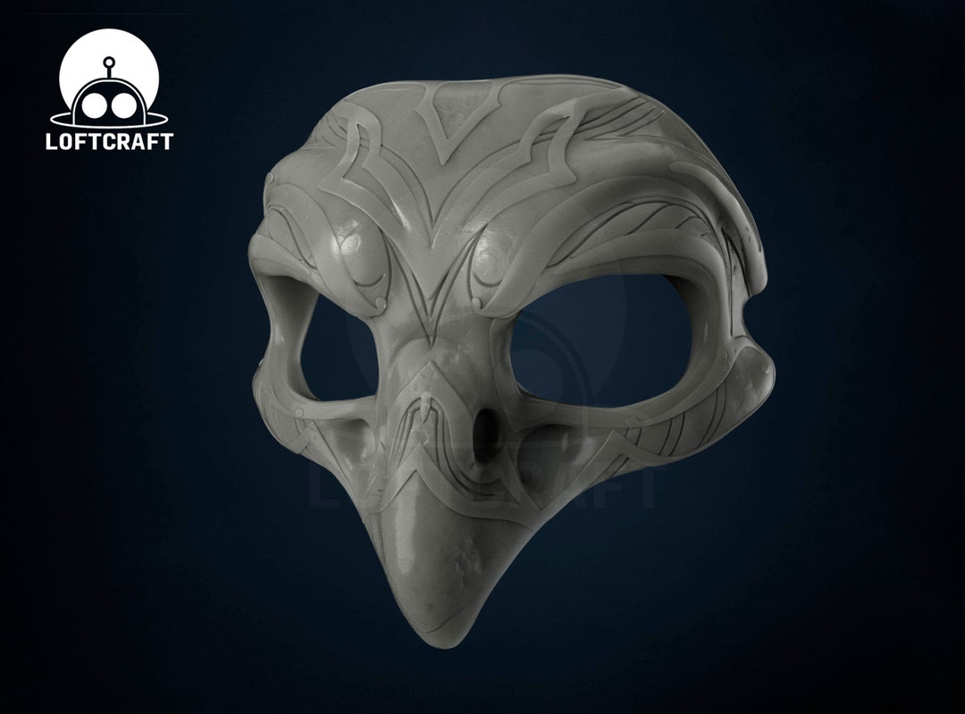 Hogwarts Legacy Beaked Skull Mask Inspired Replica Etsy
