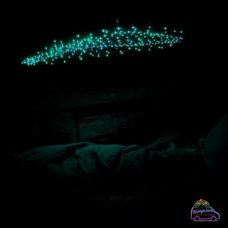 Fiber Optic Ceiling Panels for Bedroom, Tiny Home, RV, Skoolie, Van
