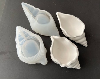 Mold - Shell Shape 2 sizes. Easy to make Concrete Shell Shape, Silicone Mold, DIY Shell Mold, Mold, Silicon, Smooth finish, excellent output