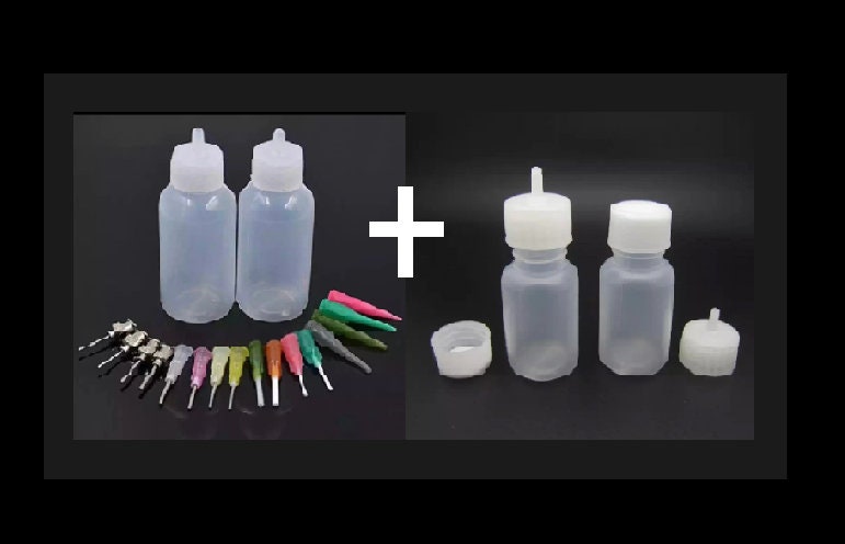 3pcs Vial Small Container Drop Bottles 10ml Pe Glue Applicator Needle  Squeeze Bottle For Paper Quilling Diy Scrapbooking Crafts - Refillable  Bottles - AliExpress