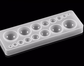 Silicone Mold half ball, suitable for making embossed dots for dot art, easy to make, dotting tool, perfect art tool, resin mold