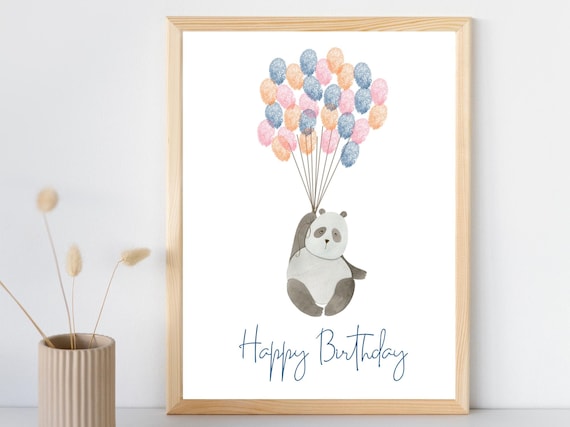 Happy Birthday\" Card With The Beautiful Balloons Stamp Set - Made...